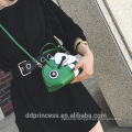 newest animal shape kids bag green bag shoulder hand casual cosmetic bag